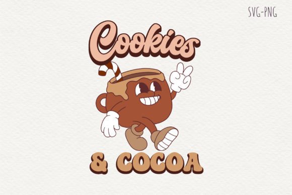 Cookies and Cocoa,Christmas Retro Svg Review
