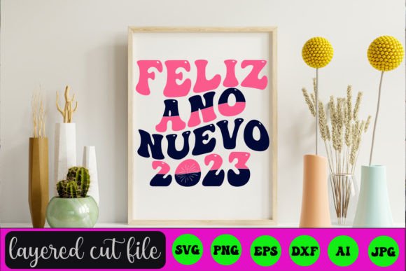 Feliz Ano Nuevo 2023 Retro SVG Review