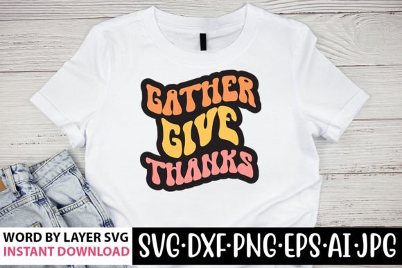 Gather Give Thanks Retro SVG Review