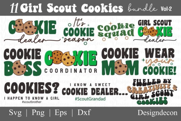 Girl Scout Cookies Retro Svg Png Bundle Review