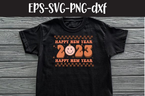 Happy New Year Christmas Retro Svg Review