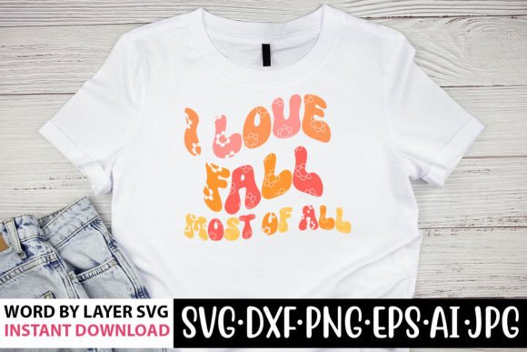 I Love Fall Most of All Retro SVG Review