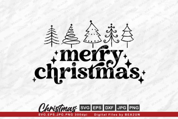 Merry Christmas, Retro SVG Design Review