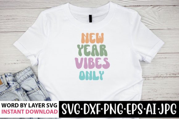New Year Vibes Only Retro SVG Review