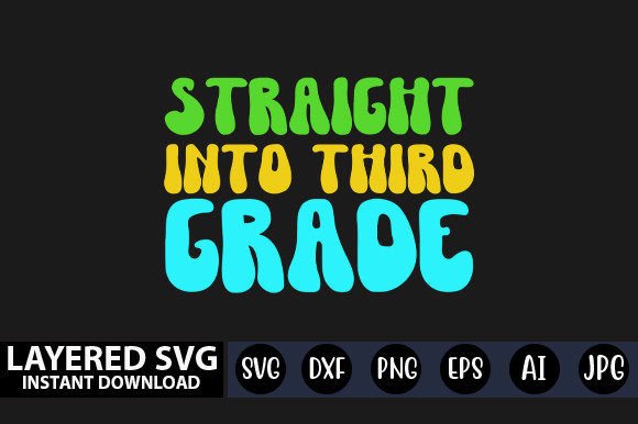 Straight into Third Grade Retro SVG Review