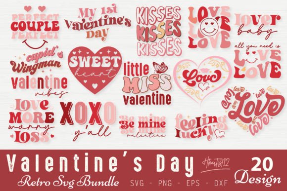 Valentine s Day Retro SVG Bundle Review
