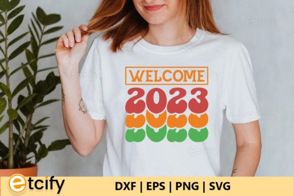 Welcome 2023 Retro SVG Review